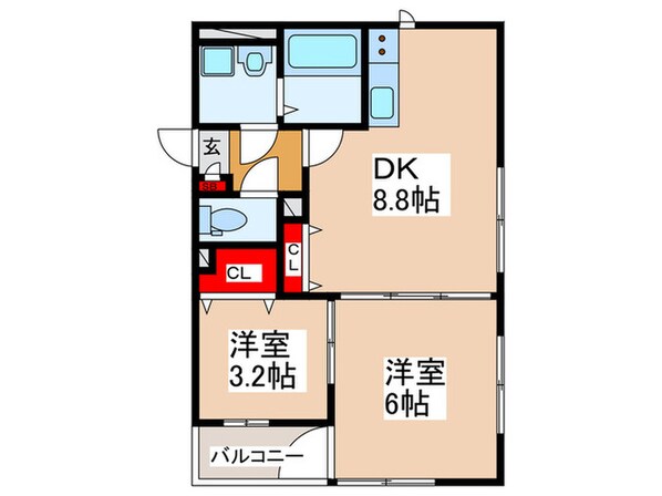 仮）アーク東久宝寺の物件間取画像